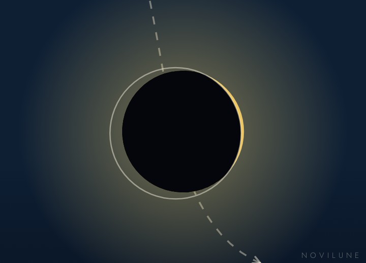 Maximum as seen from Annaba, drawn by Novilune.