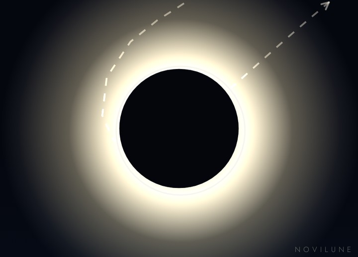 Maximum as seen from Mecca, drawn by Novilune.
