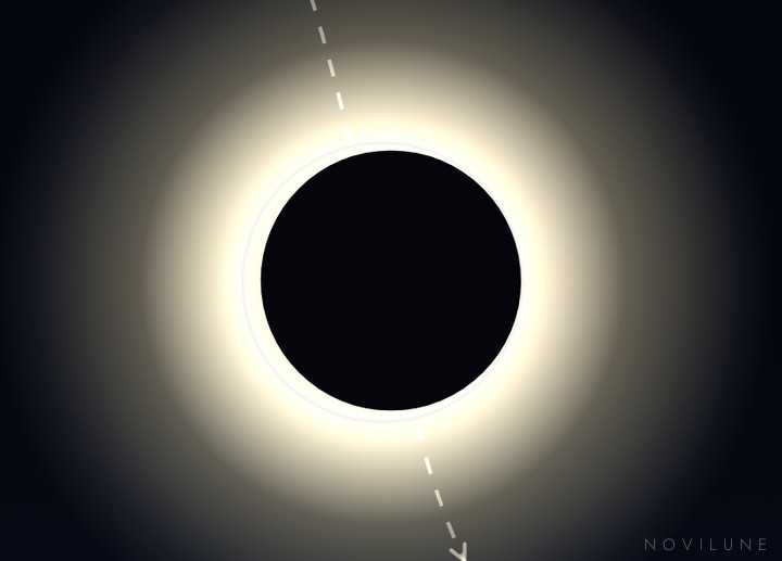 Maximum as seen from Málaga, drawn by Novilune.